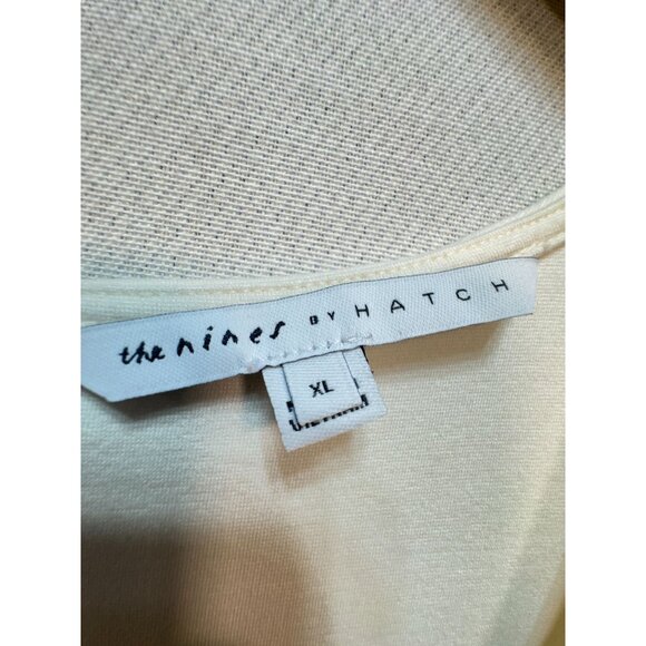 The Nines By Hatch Women’s Tank Dress Sleeveless Size XL Beige Stretch Back Zip - Picture 3 of 11